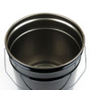 5 GALLON STEEL PAIL, OPEN HEAD, RUST INHIBITOR, 29 GAUGE - BLACK