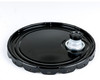 5 GALLON STEEL PAIL, OPEN HEAD, LUG, FLEXSPOUT® OPENING, 28 GAUGE - BLACK