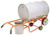 DRAINER DRUM TRUCK FOR STEEL DRUMS - MOLDON WHEELS - KICKSTAND