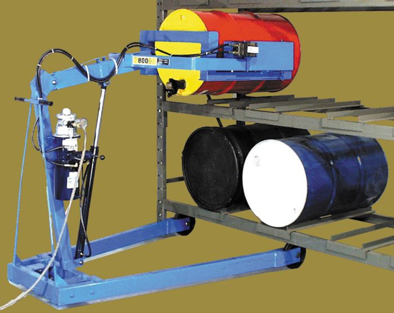 MORSE® OMNI-LIFT DRUM RACKER - ELECTRIC LIFT/MANUAL TILT