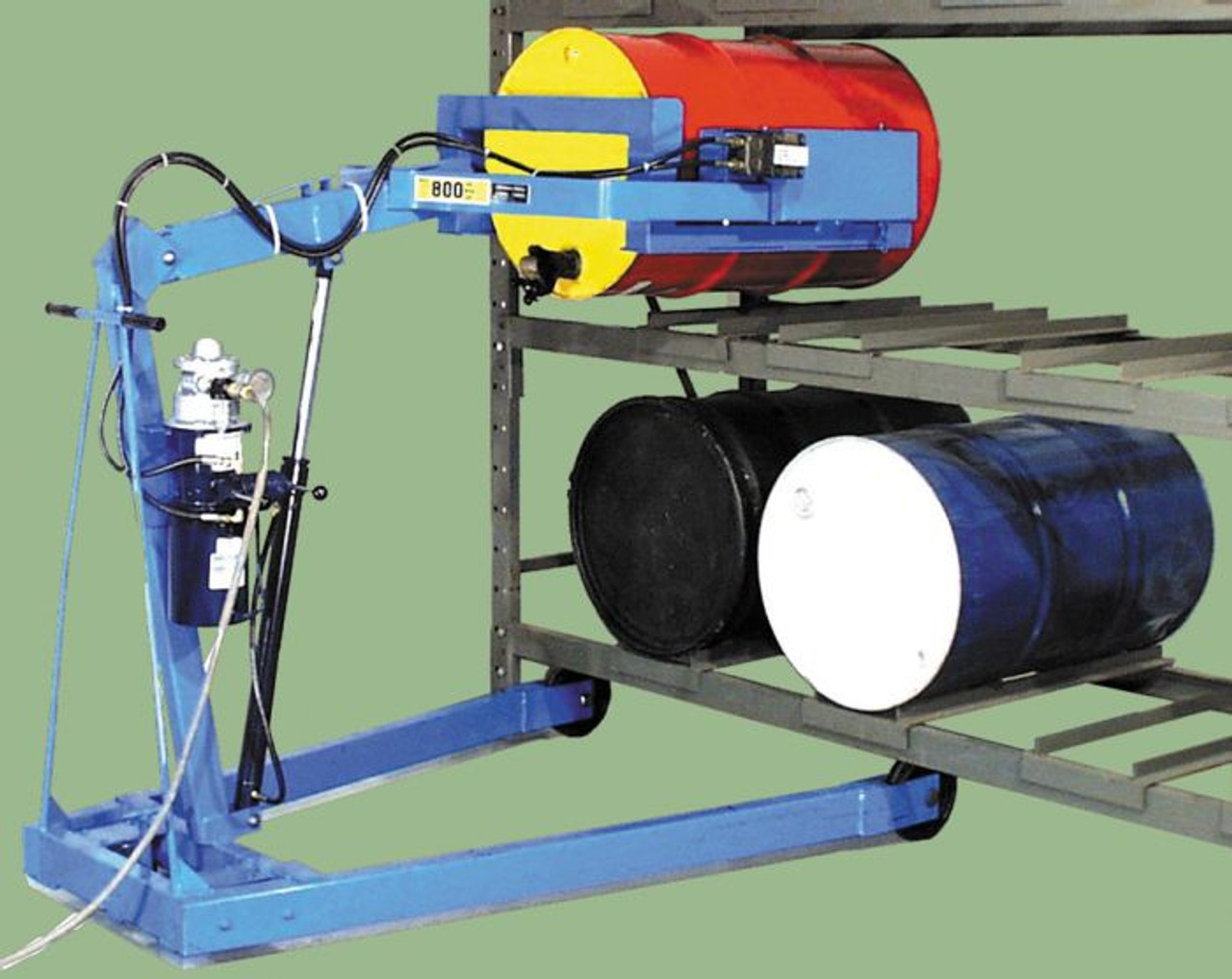 MORSE® OMNI-LIFT DRUM RACKER - MANUAL LIFT/MANUAL TILT