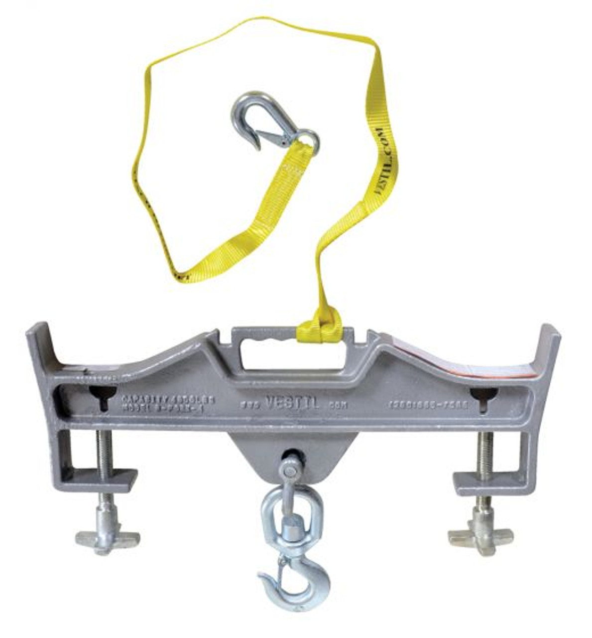 7 1/2 INCH HOISTING HOOK WITH DOUBLE FORK MOUNT