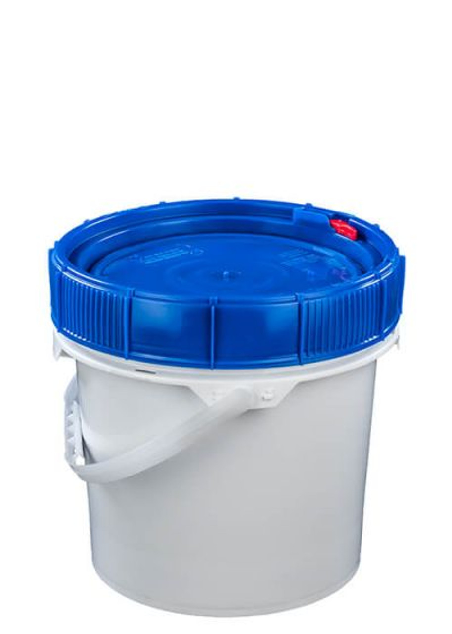 LIFE LATCH® NEW GENERATION 3.5 GALLON PLASTIC PAIL WITH BLUE SCREW