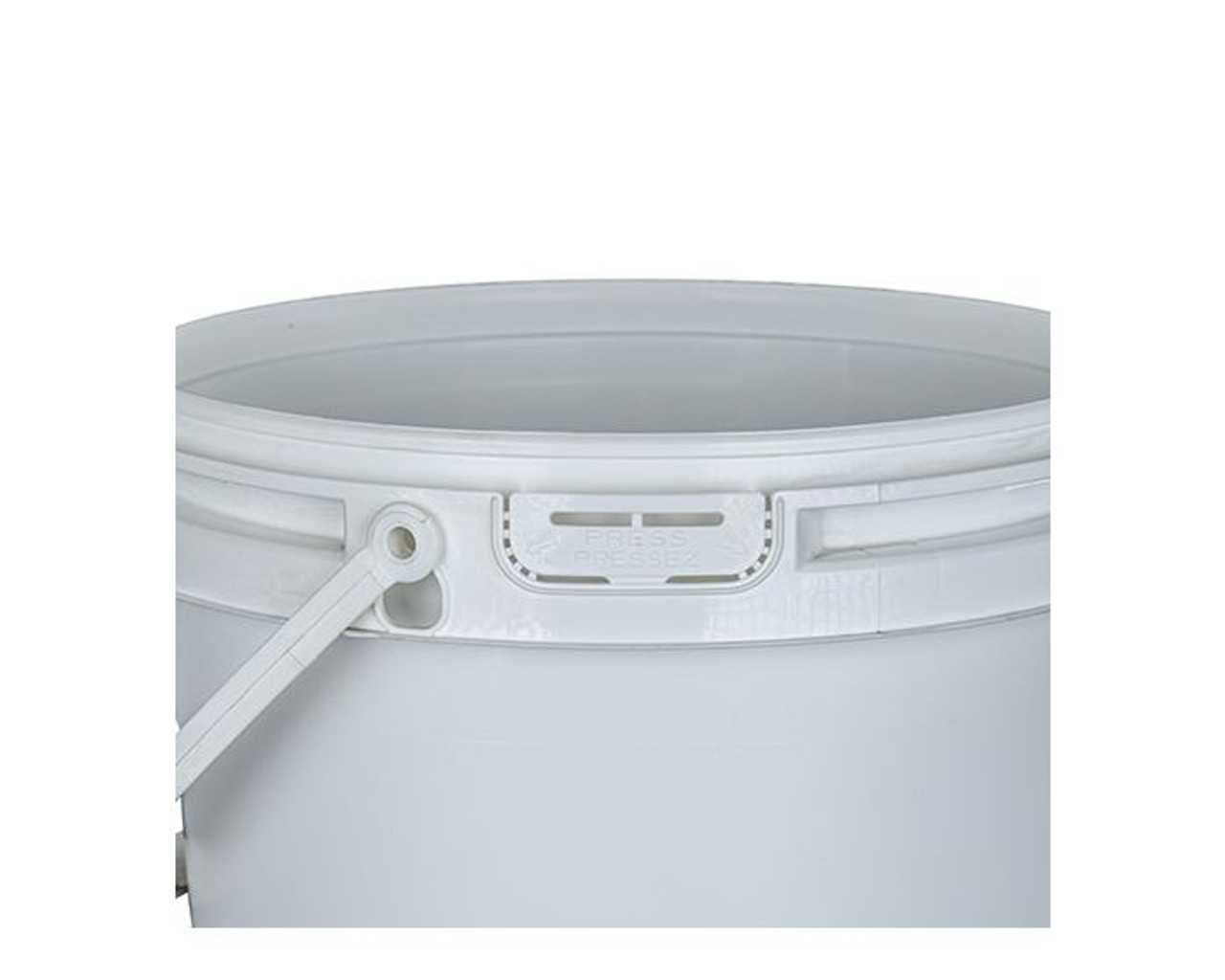 3 Gallon Round Plastic Container with Handle - IPL Industrial Series