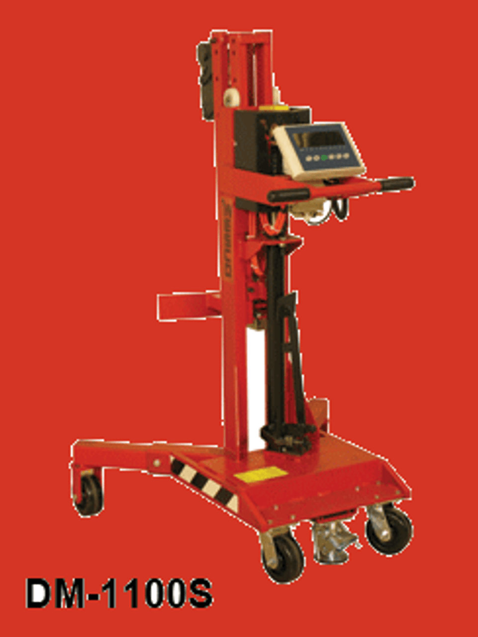 MANUAL DRUM HANDLER 19 INCH LIFT WITH SCALE