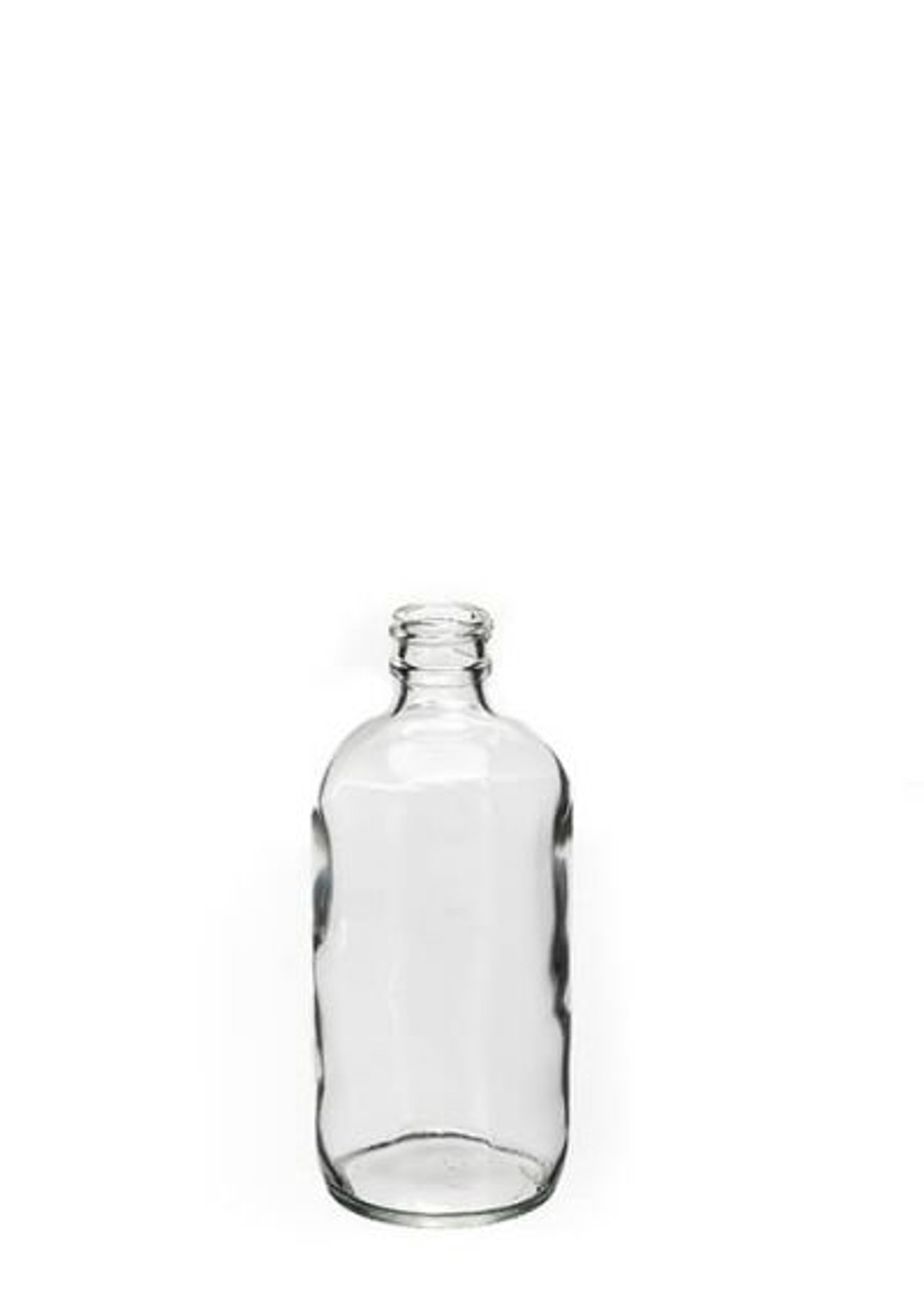 Clear Glass 4 oz Boston Round Bottles In Bulk