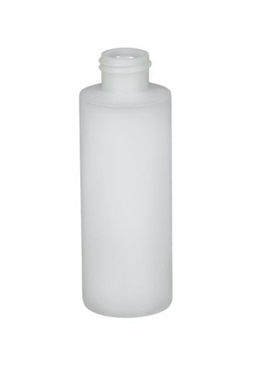 4 OZ NATURAL CYLINDER ROUND PLASTIC BOTTLE