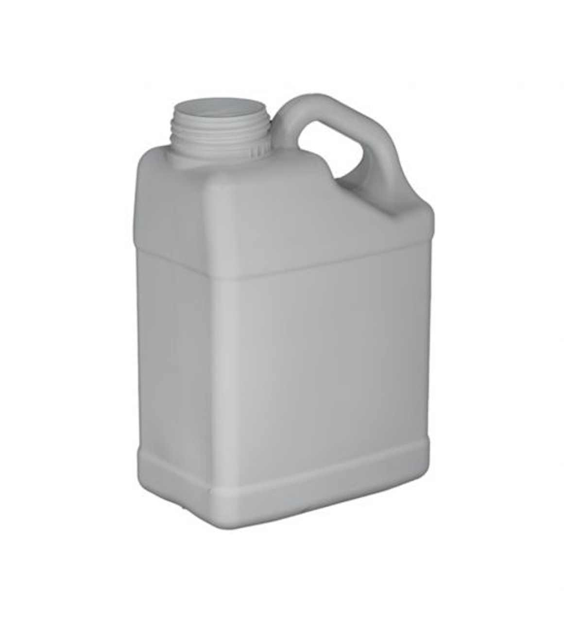 4 LITER F-STYLE FLUORINATED HDPE BOTTLE WITH SLANTED HANDLE