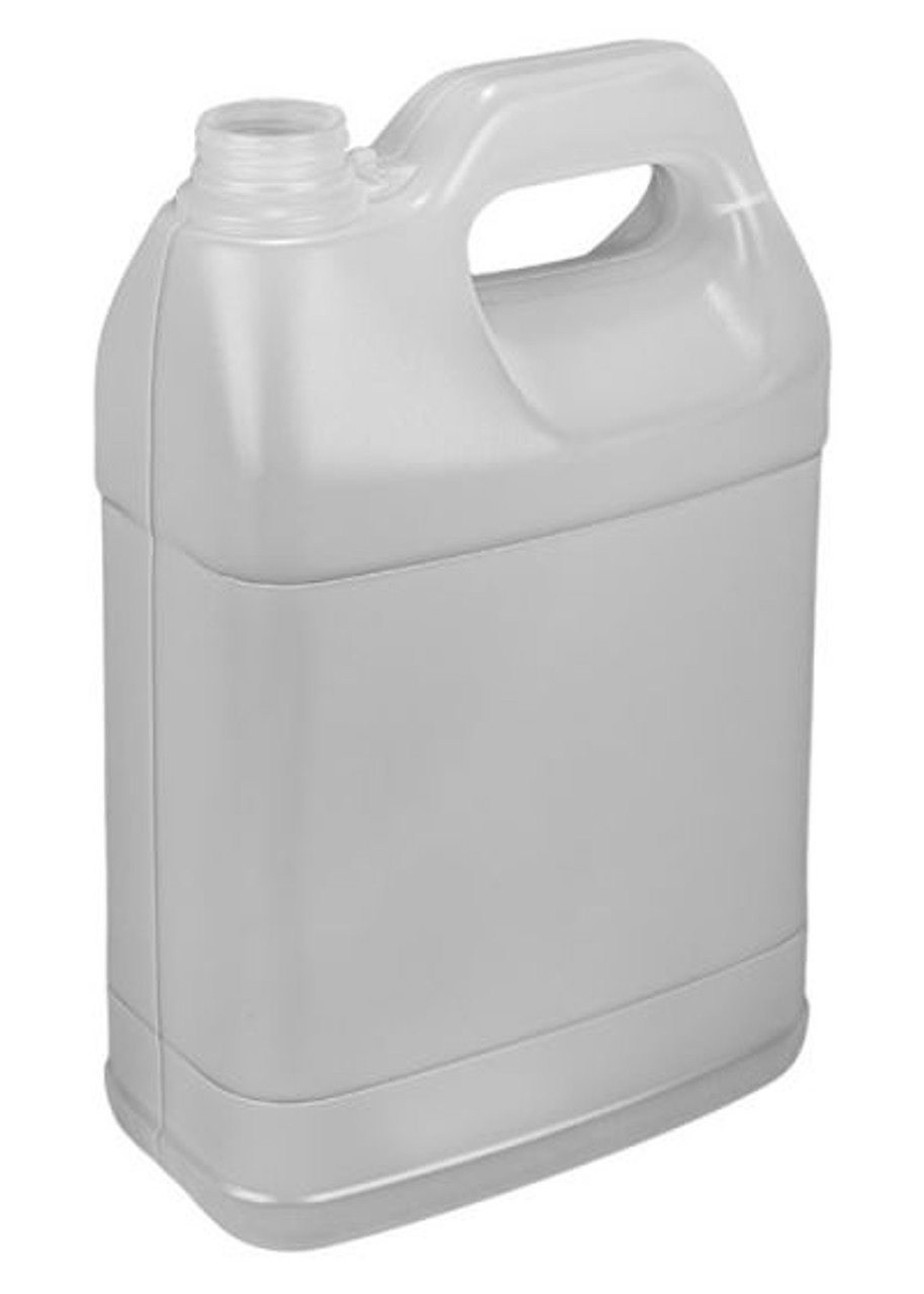 1 GALLON F-STYLE NATURAL HDPE BOTTLE WITH CAP