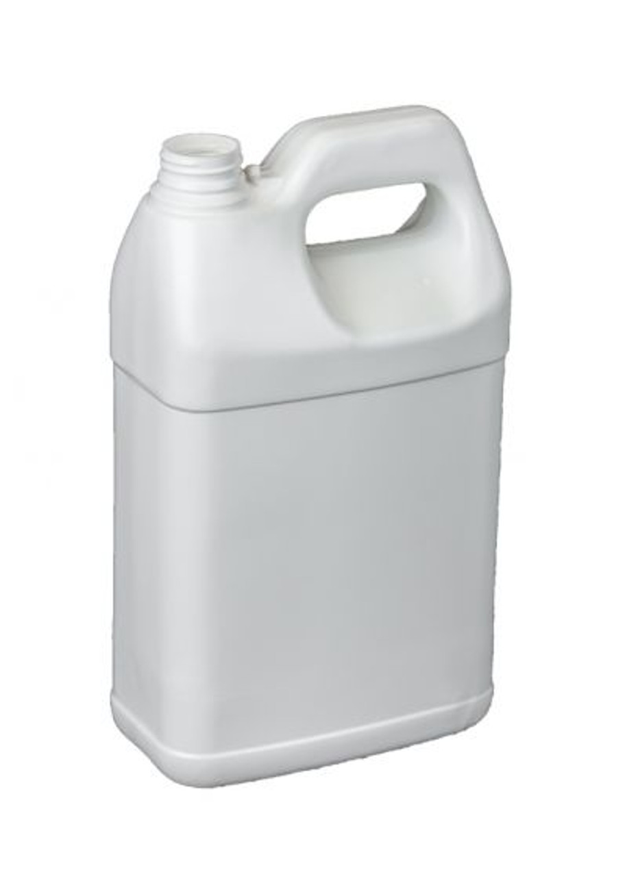 1 GALLON F STYLE WHITE HDPE BOTTLE