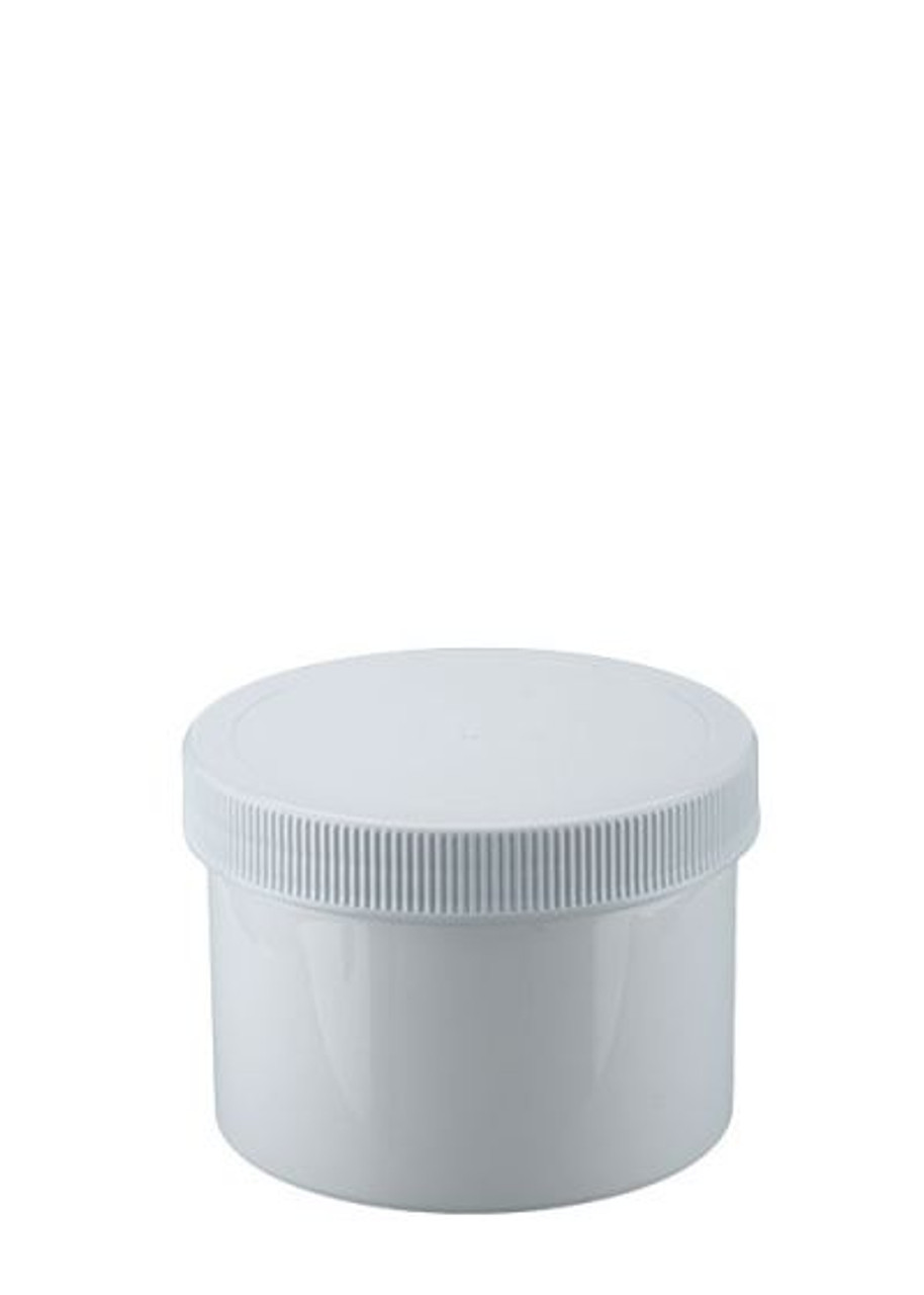 8 OZ WIDE MOUTH POLYPROPYLENE JAR WITH LID