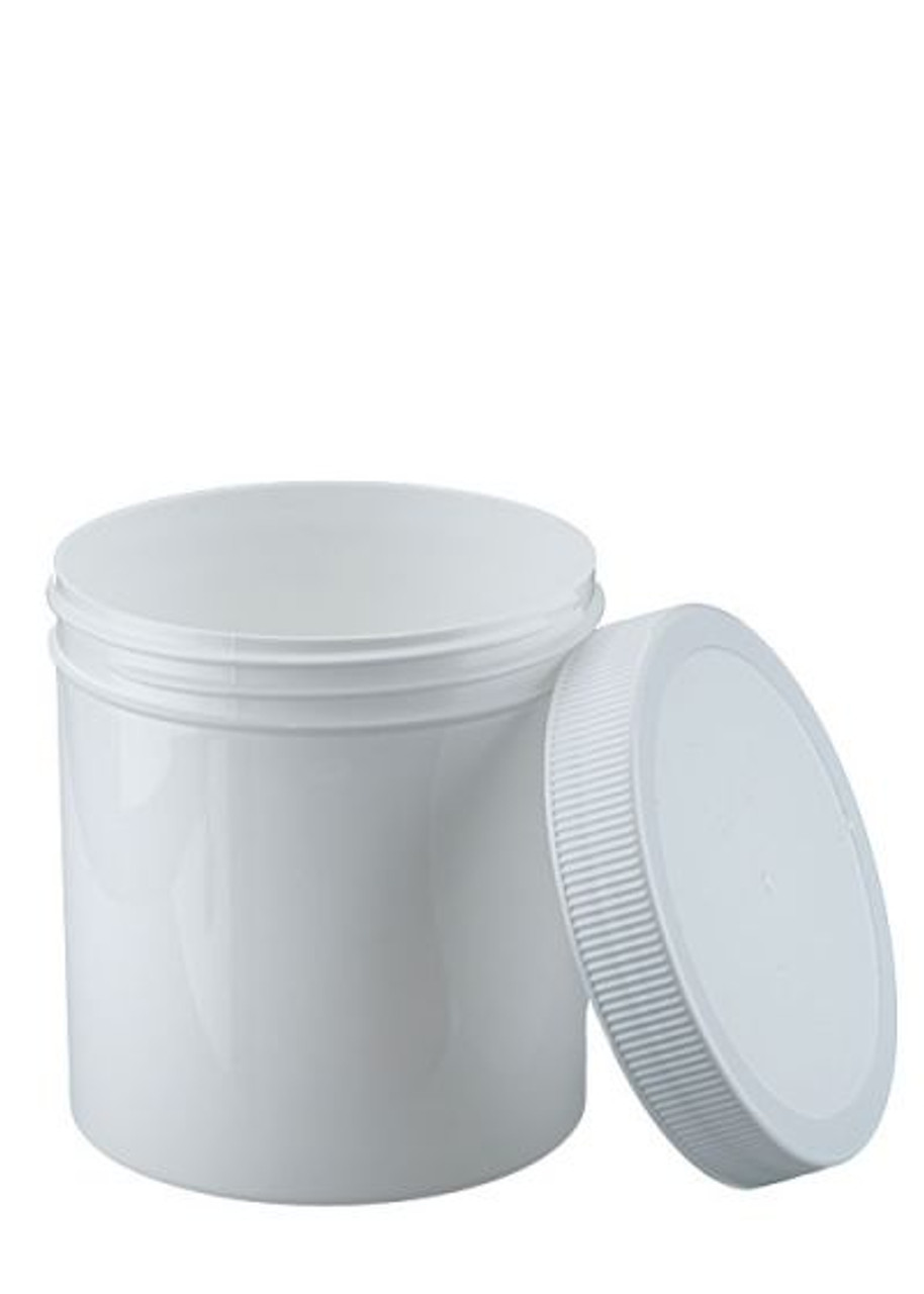 16 OZ WIDE MOUTH POLYPROPYLENE JAR WITH LID