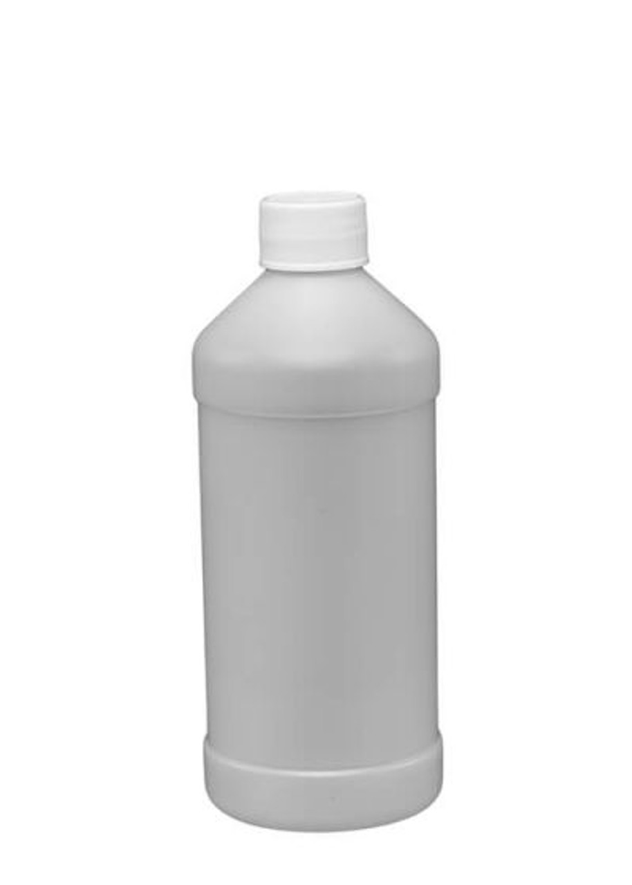 16 OZ MODERN ROUND PLASTIC BOTTLE WITH CAP