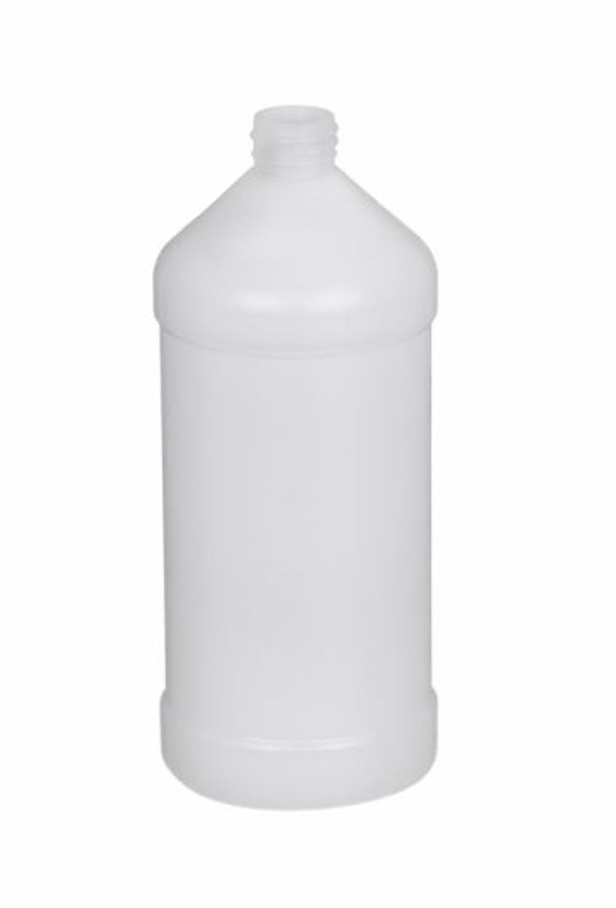 PLASTIC MODERN ROUND BOTTLE – 32 OZ.