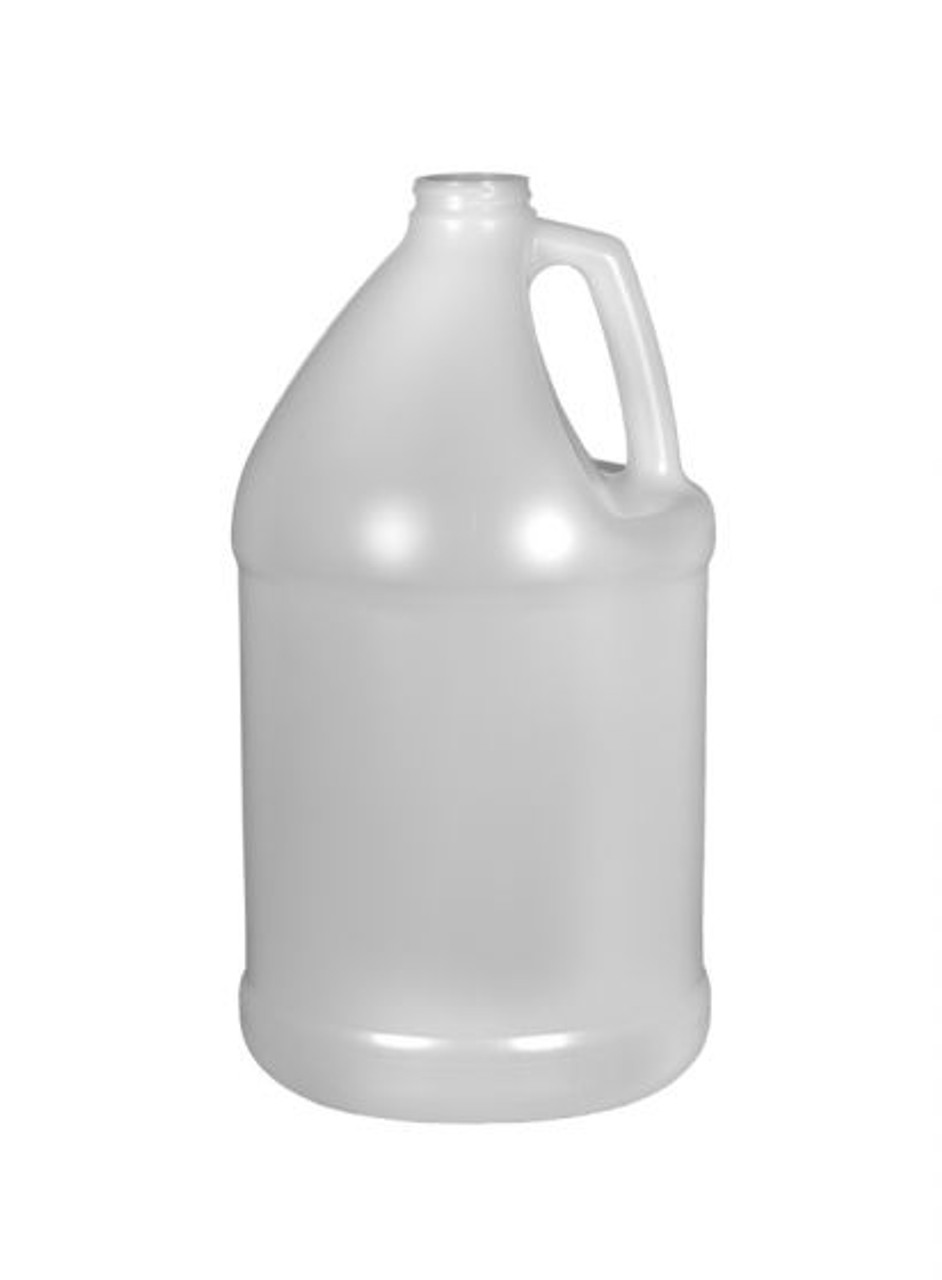 1 GALLON NATURAL PLASTIC ROUND BOTTLE