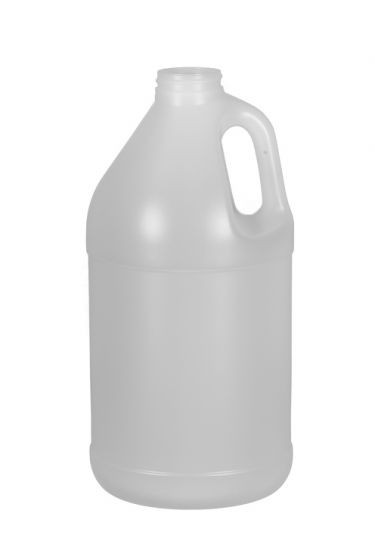 1/2 GALLON NATURAL PLASTIC ROUND BOTTLE