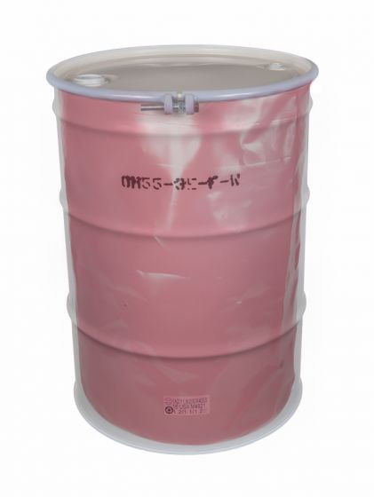 55 GALLON 18 MIL LDPE STRAIGHT SIDED ANTI-STATIC ROUND BOTTOM LINER