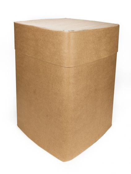 55 Gallon Square Fiber Drum, UN Rated, Fiber Cover