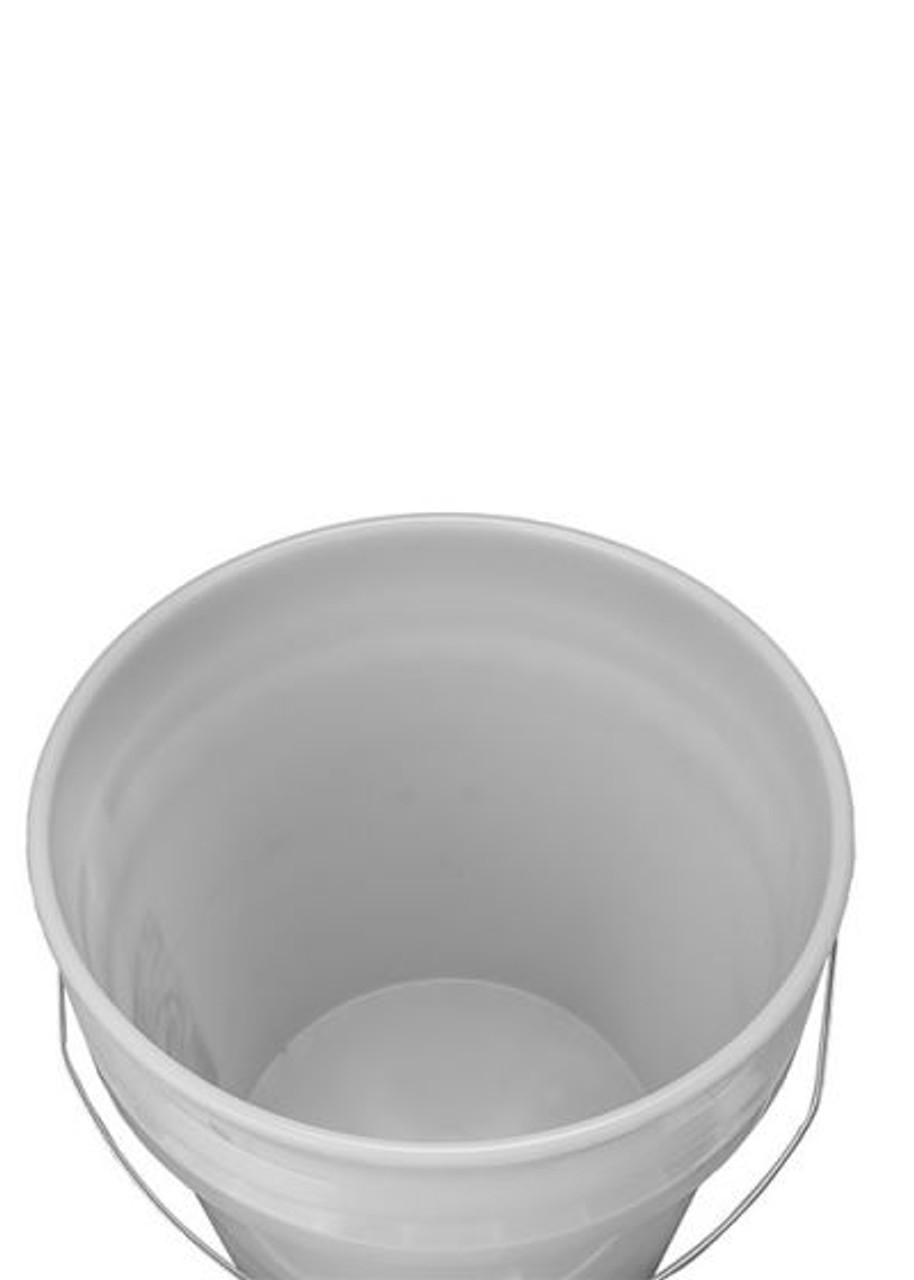 5 Gallon Plastic Pail, Open Head - Natural