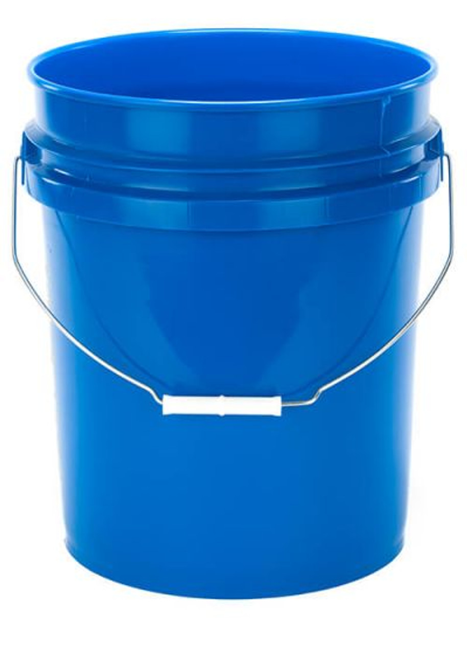 5 Gallon Plastic Pail, Open Head – Blue