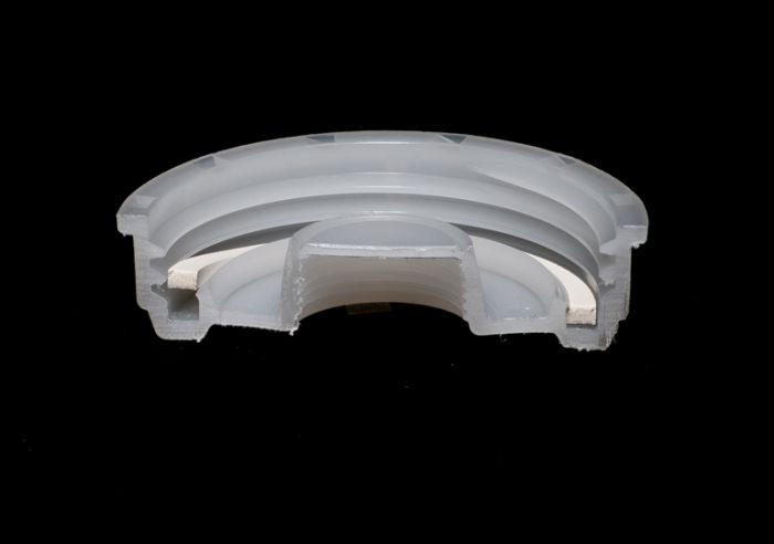 Industrial Plastic Screw Cap with Reducer - 70mm -Natural