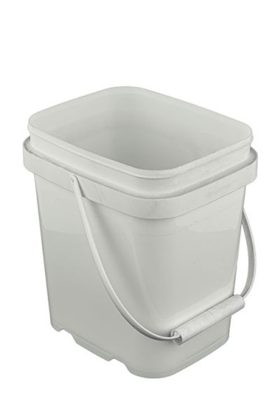 3 Gallon White EZ Stor Pail with Handle