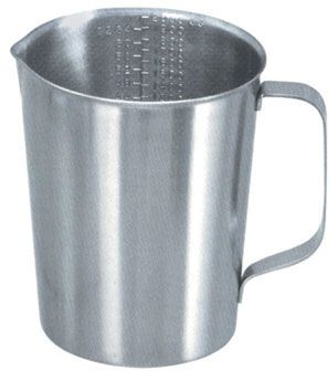 128 Ounce Graduated Stainless Steel Measures