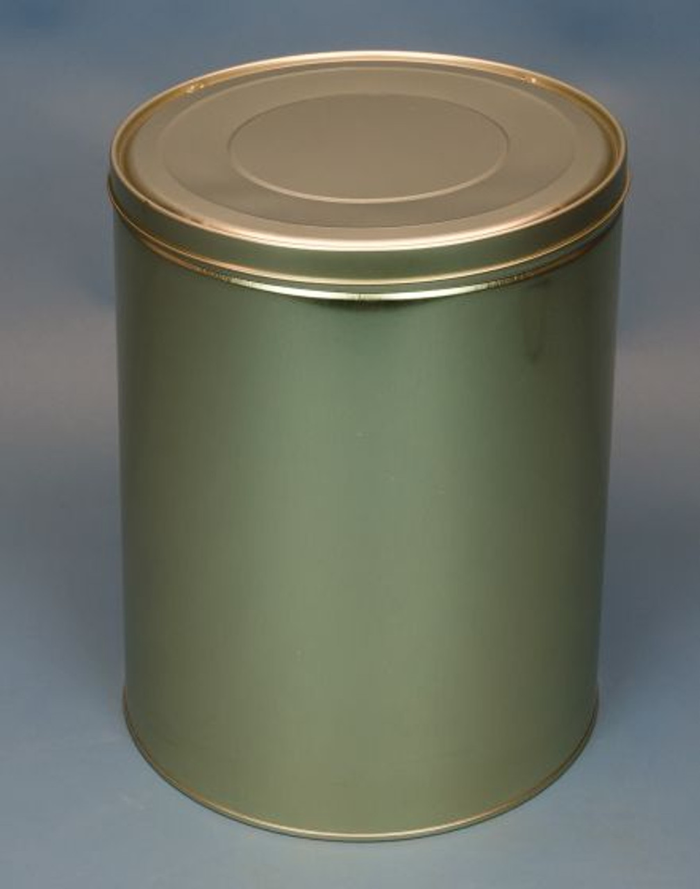 30 Lb Industrial Tin Slip Cover Can with Lid