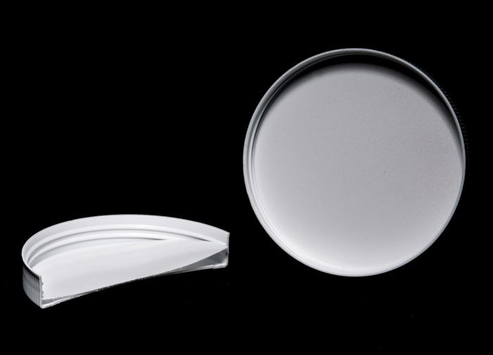 White Polypropylene Screw Caps - 120 mm