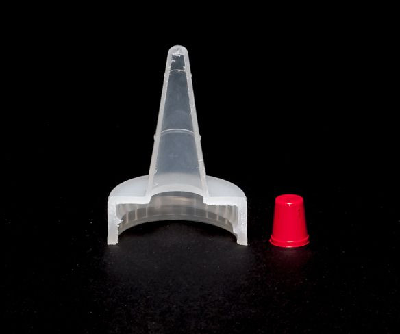 Dispensing Cap Yorker Spout Red Top - 28 mm