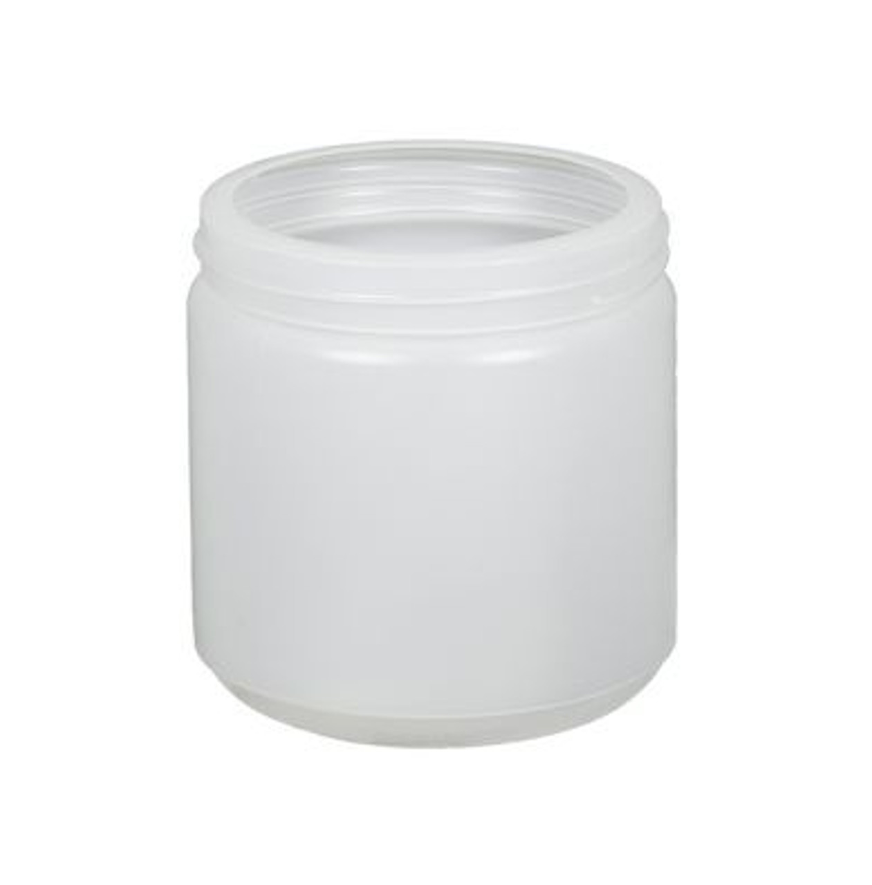 16 oz Natural HDPE Wide Mouth Jar