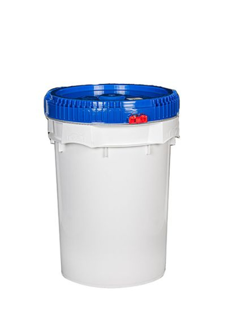 5 Gallon Plastic Bucket, Open Head, 100 Mil - White