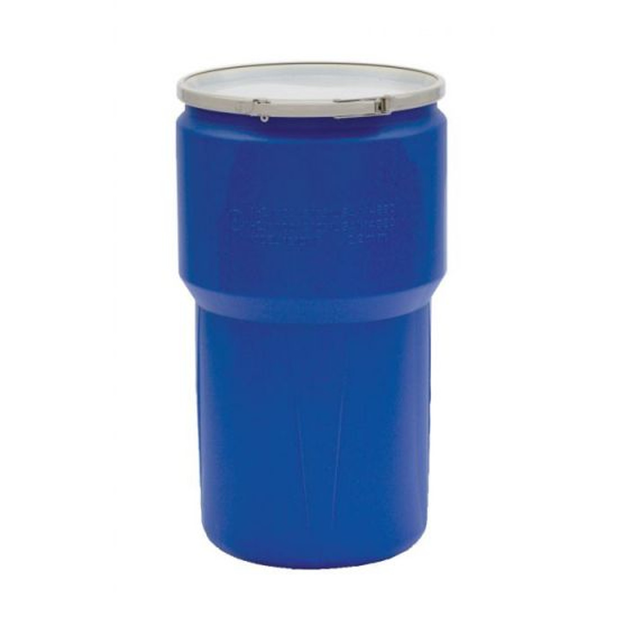 14 GALLON EAGLE® PLASTIC DRUM, OPEN HEAD, UN RATED, LEVER LOCK, NESTED - BLUE