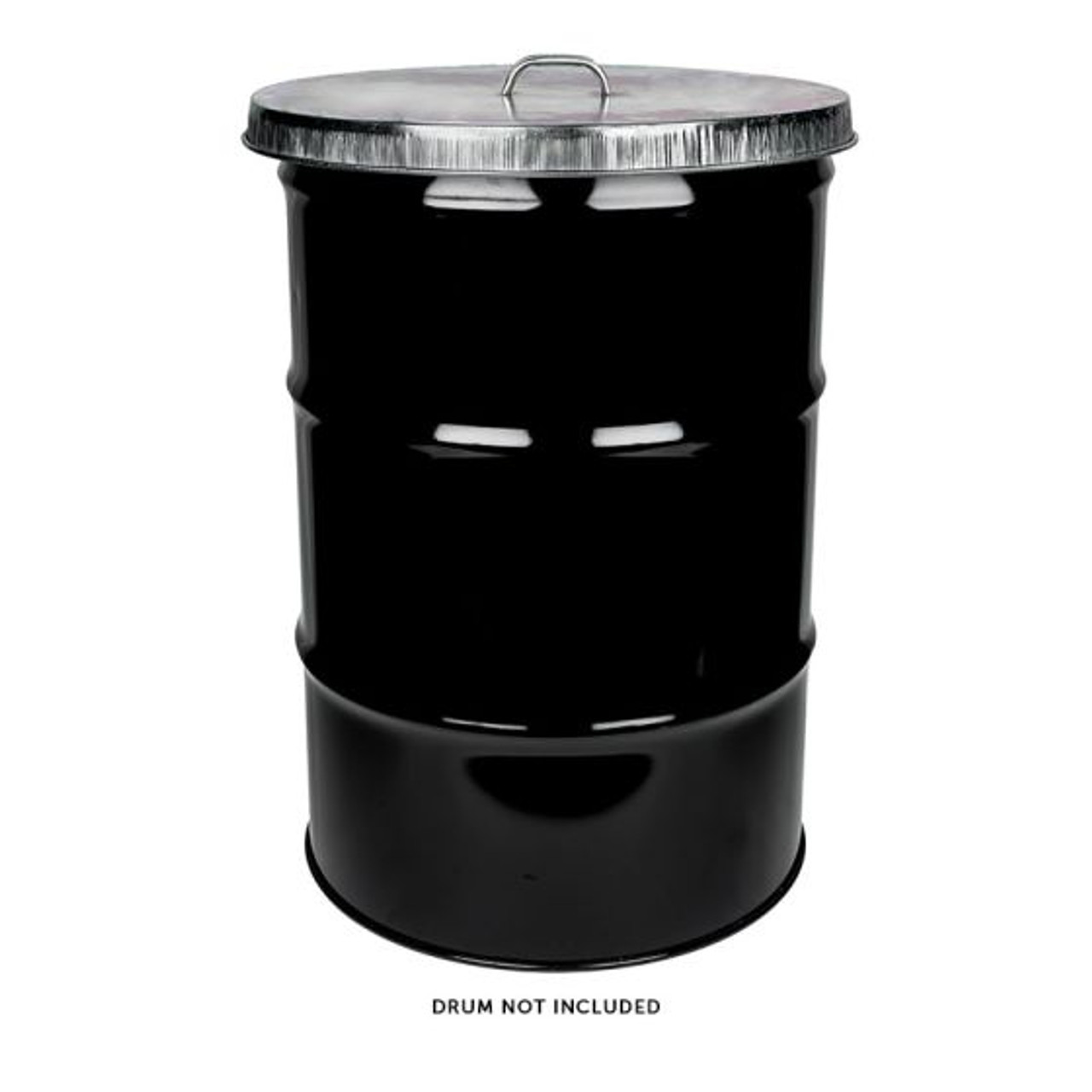 55 Gallon Steel Drum Cover, Open Head, Handle, Heavy Duty Cover 55 Gallon Steel Drum Cover, Open Head, Handle, Heavy Duty Cover