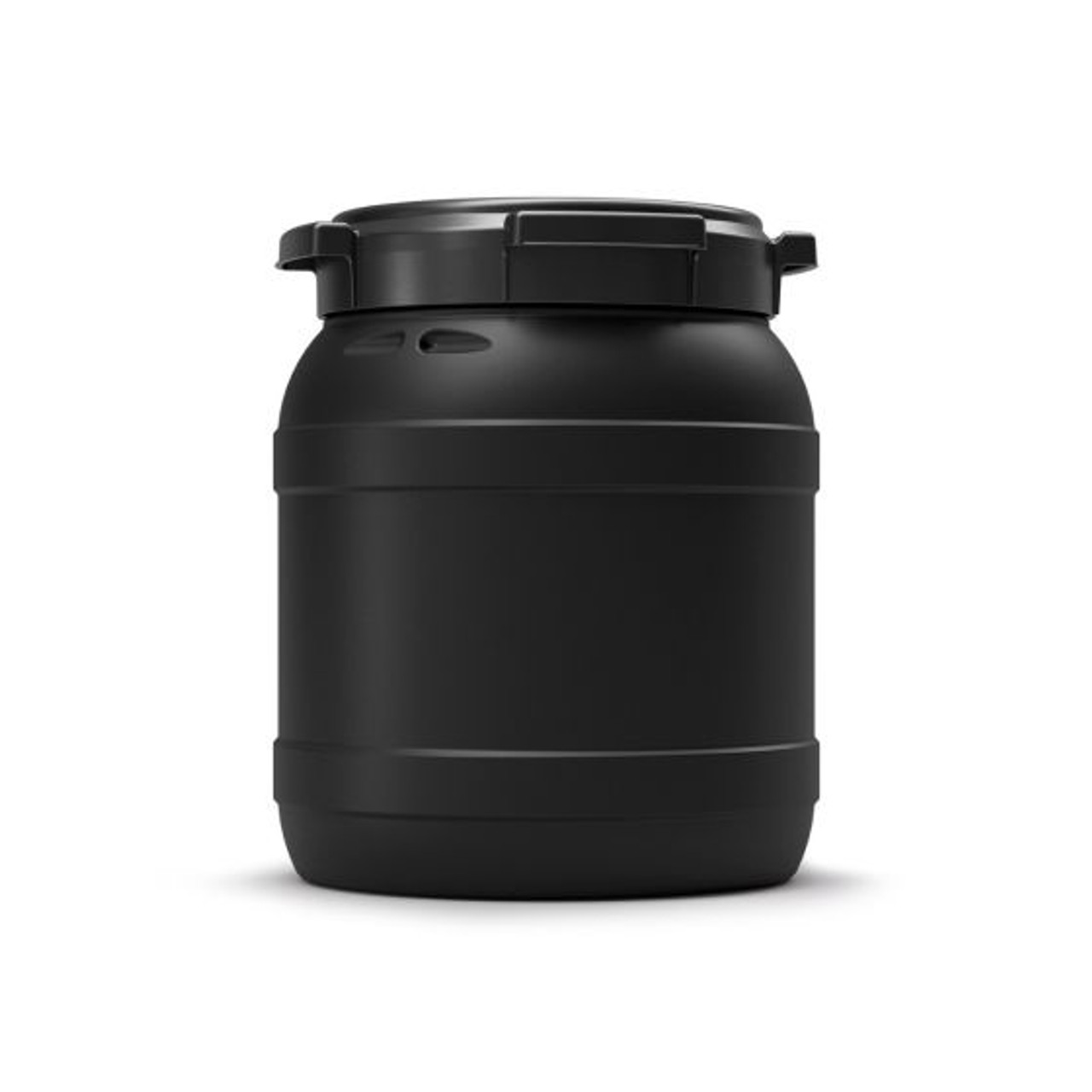 15 Liter/4 Gallon Plastic CurTec UV Safe Drums – Black, UN Rated