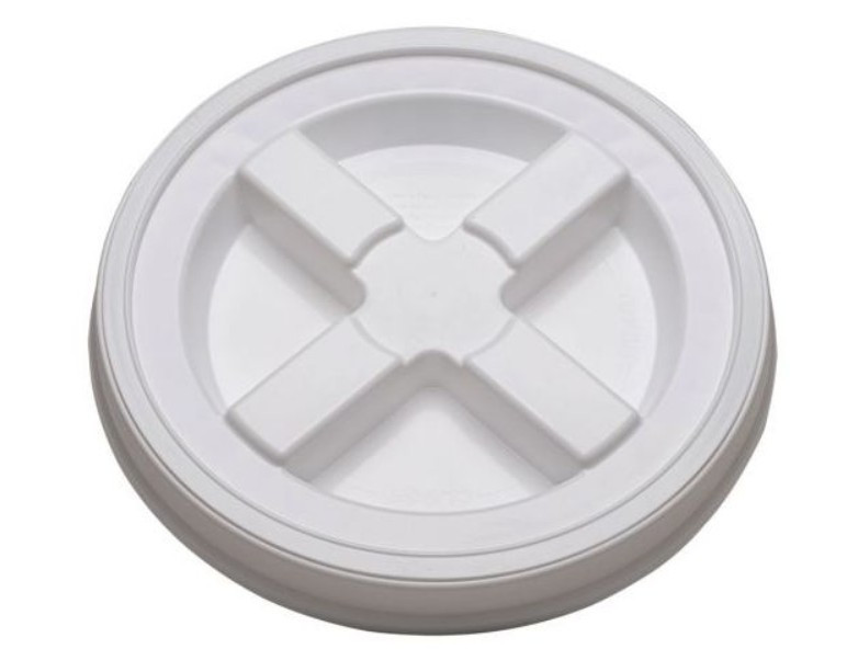 5 Gallon Poly Gamma Seal Lid, White