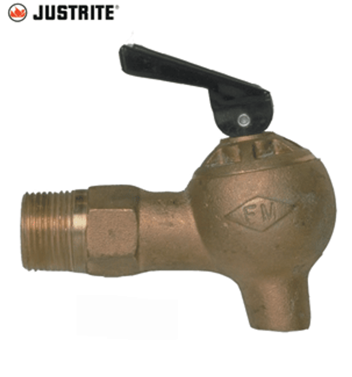 JUSTRITE® FLOW CONTROL 3/4 INCH BRASS SAFETY FAUCET