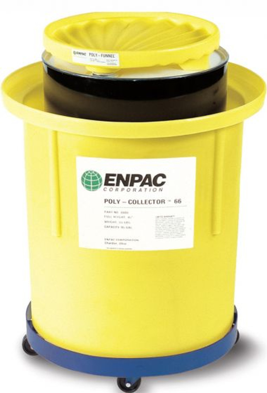 66 GALLON POLY HAZMAT WASTE COLLECTION, INNER STEEL DRUMRUM