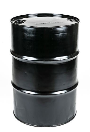 55 GALLON CLOSED HEAD RECONDITIONED STEEL DRUM, FITTINGS, LINED