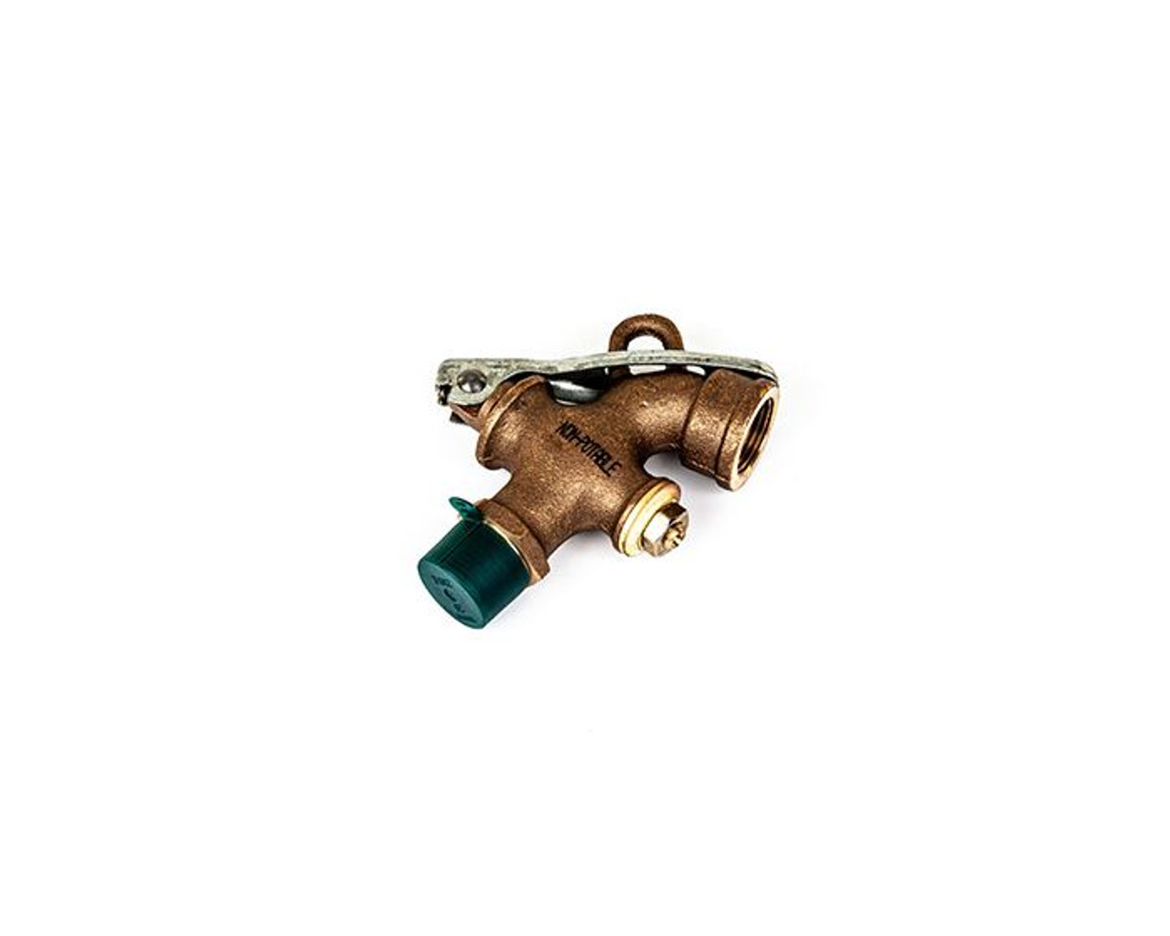 SOLID BRASS DRUM FAUCET - 3/4 INCH NPT INLET - 3/4 INCH NPT FEMALE OUTLET