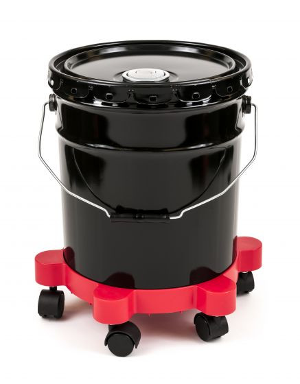 PAIL DOLLY FOR 5 AND 6 GALLON ROUND PAILS - RED