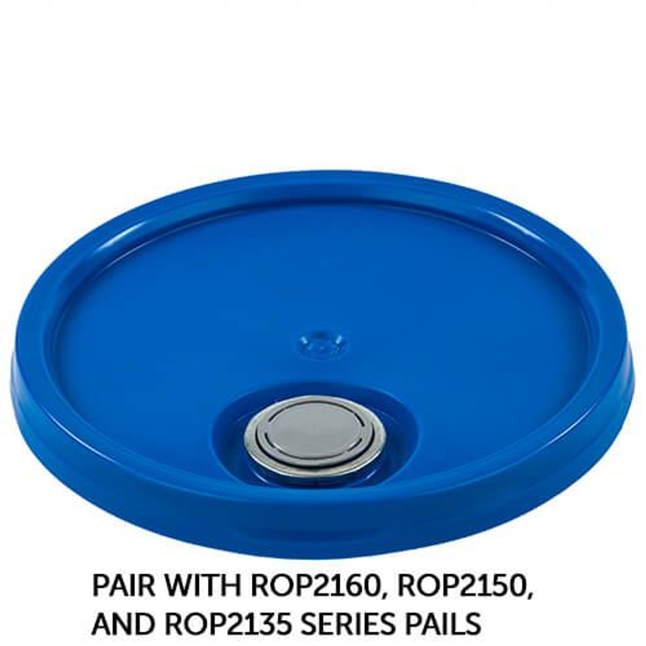 RIGHTPAIL 5 GALLON TEAR TAB PAIL LID – FLEXSPOUT ® OPENING – BLUE