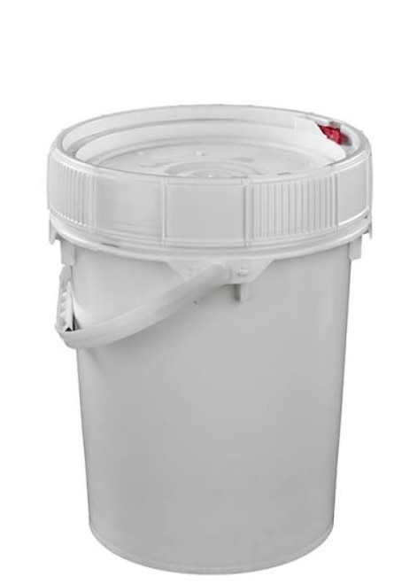 2.5 Gallon White Plastic Screw-Top Pail w/Plastic Handle (New) - Illing  Packaging - Packaging Specialist, Plastic Bottles, Metal Containers, Pails & Jerrycans