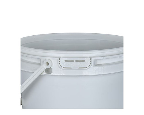 62329-001-08 10 lb Round Plastic Container - IPL Commercial Series