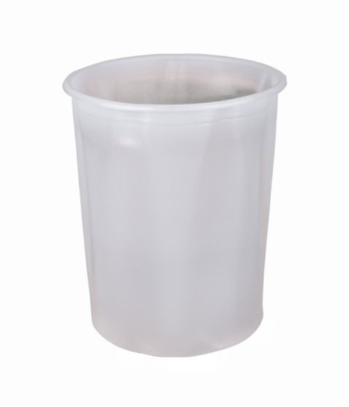 5 gallon transparent clear plastic bucket