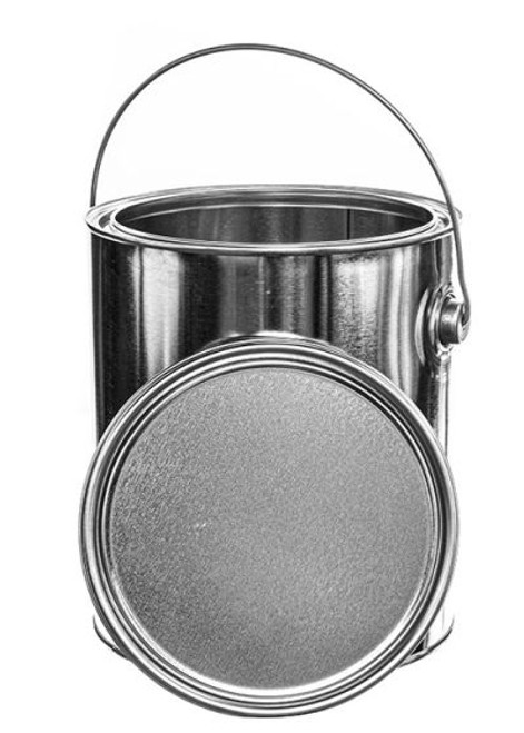 1 GALLON METAL PAINT CAN WITH HANDLE & LID - UNLINED