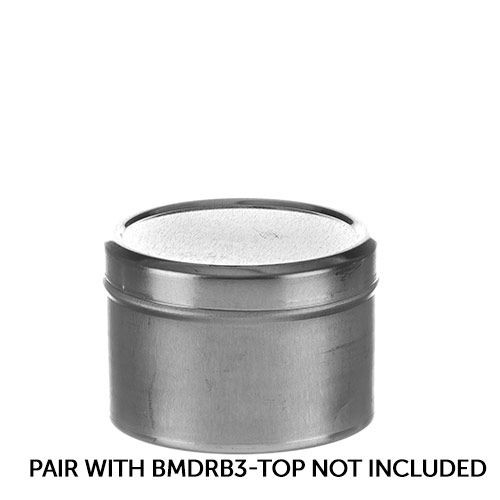 3 OZ SEAMLESS DEEP ROUND TIN CAN