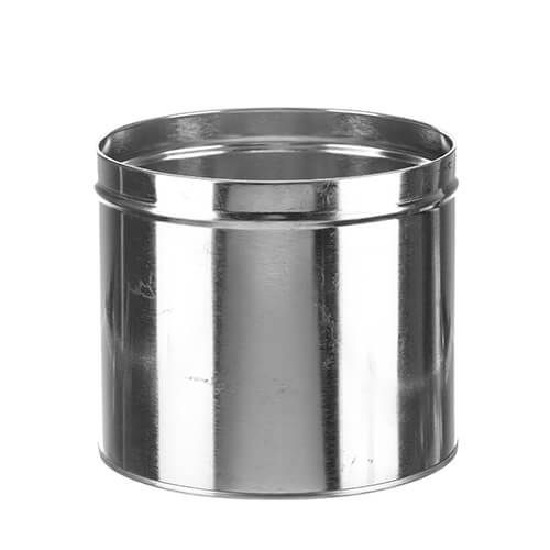 5 1/4 LB INDUSTRIAL TIN SLIP COVER CAN WITH LID