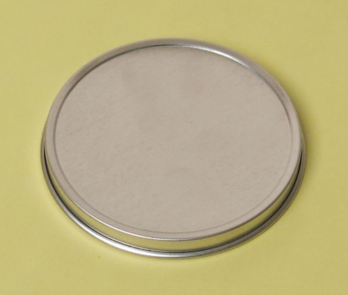 Deep Metal Tins - Round, 6 oz, Solid Lid