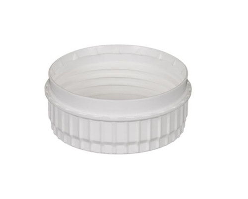 WHITE POLYPROPYLENE SCREW CAP – 63MM